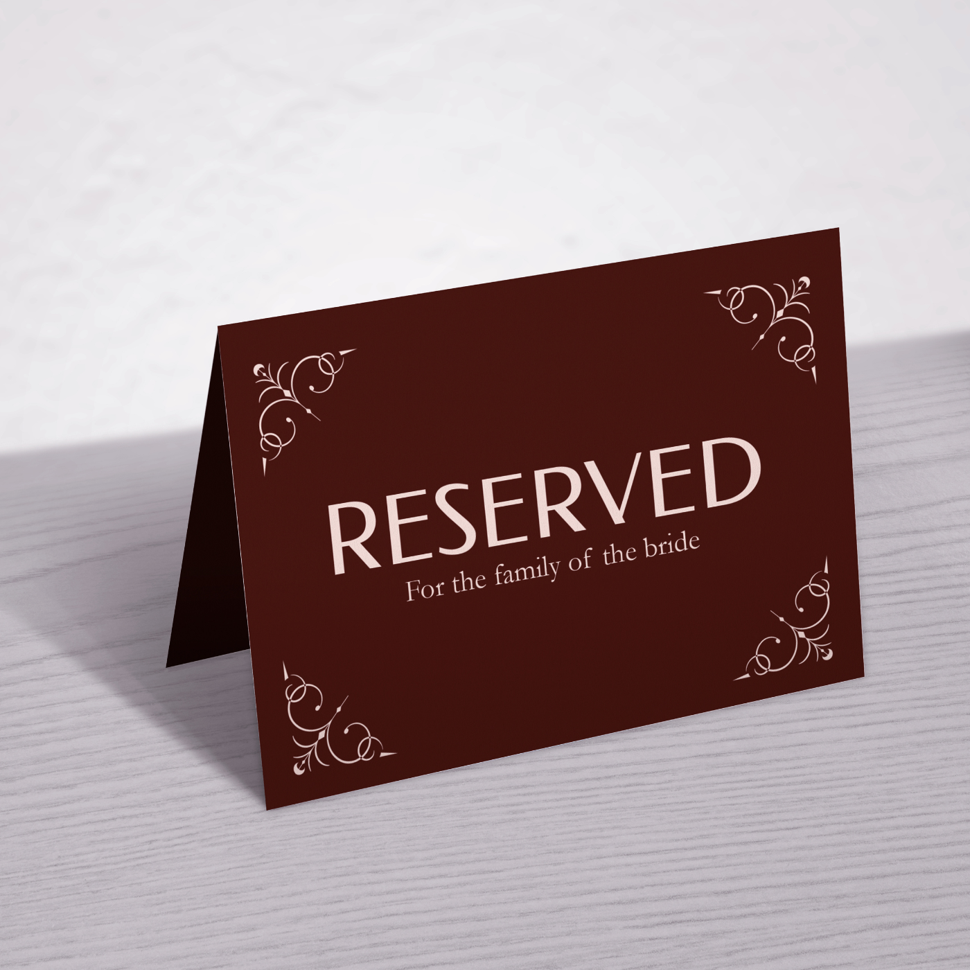 Folded Business Cards