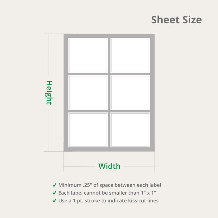 Printed Sheet Labels