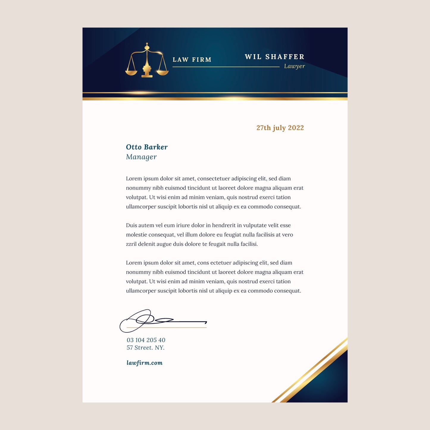 Letterheads