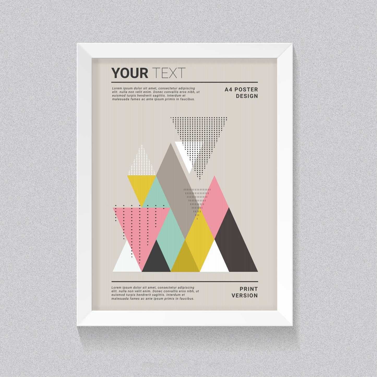 Mounted Posters