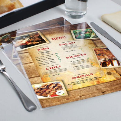 Dine-In Menus