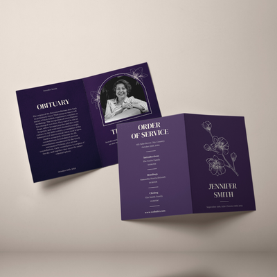 Folded Business Cards
