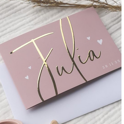 Raised Foil Card Flyers