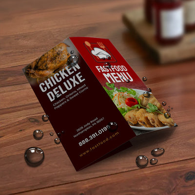 Waterproof Menus