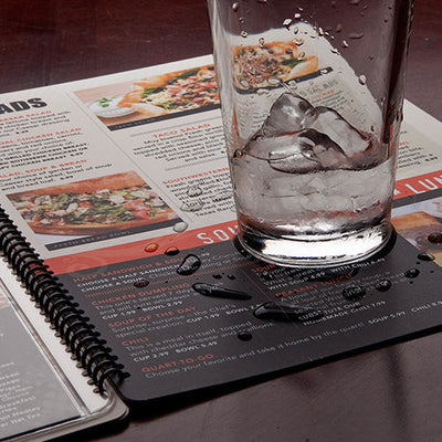 Waterproof Menus